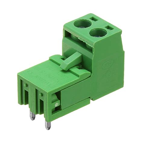 Other Components 3pcs 508mm Pitch 2pin Plug In Screw Pcb Dupont Cable Terminal Block