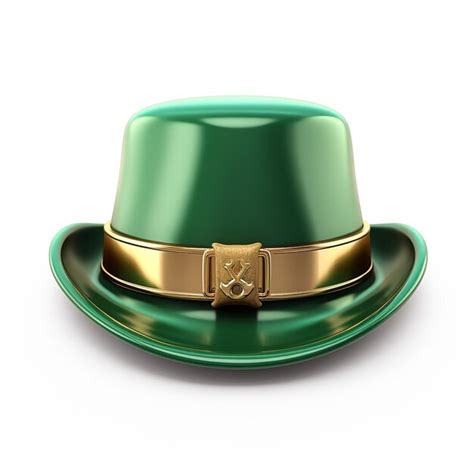 Premium Photo St Patricks Hat With Clover Vector Illustration