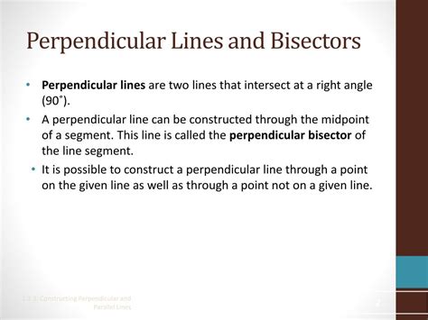 Ppt Constructing Perpendicular And Parallel Lines Powerpoint Presentation Id4865829