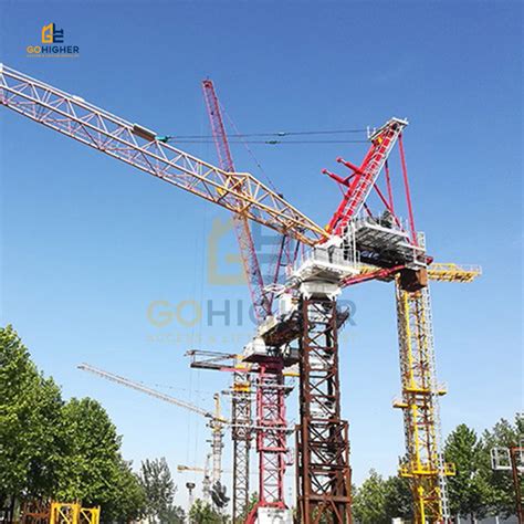 8t Luffing Jib Tower Crane Manufacturer Go Higher Suspended Platform