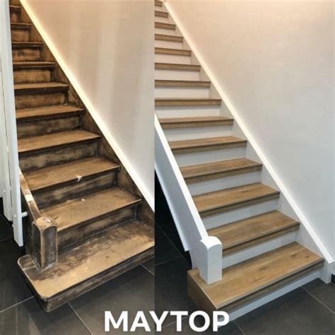 Habillage Dun Escalier Bois En R Novation Hochstatt Maytop