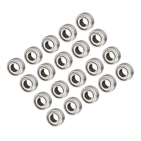 CoCud Deep Groove Ball Bearings 683ZZ Model 3mm X 7mm X 3mm Chrome