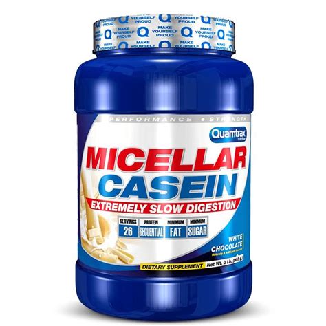 Micellar Casein Proteína De Absorción Lenta White Chocolate Quamtrax