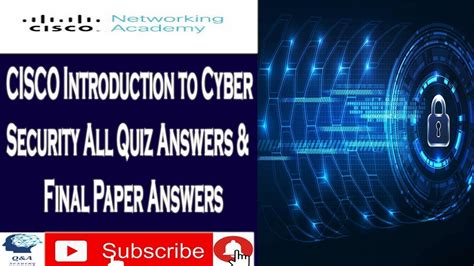 Cisco Introduction To Cyber Security Quiz Answers Introduction To