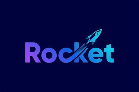 Rocket Logo Design Vektor Vorlage Premium Vektor