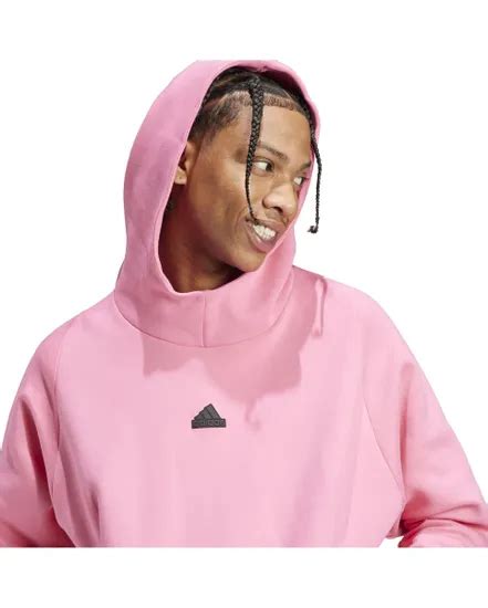 Sweat à capuche manches longues Homme Adidas M Z N E PR HD Rose Sport