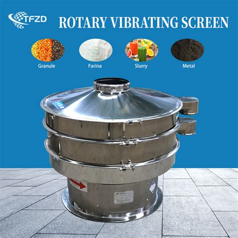 Tianfeng Ts Series Mesh Electric Xxnx Rotary Vibrating Sieve