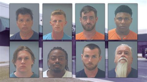 8 Arrested In Santa Rosa County For Trying To Meet 14 Year Old Girl For Sex