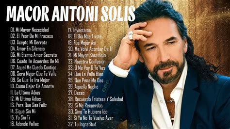 Marco Antonio Solis Sus Mejores Canciones Completas 30 Exitos Mix