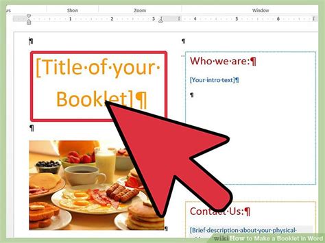 How To Make A Booklet In Word 12 Steps With Pictures WikiHow