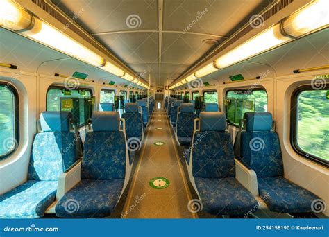 Go Transit Go Train Carriage During Covid 19 Pandemic Period Seat And