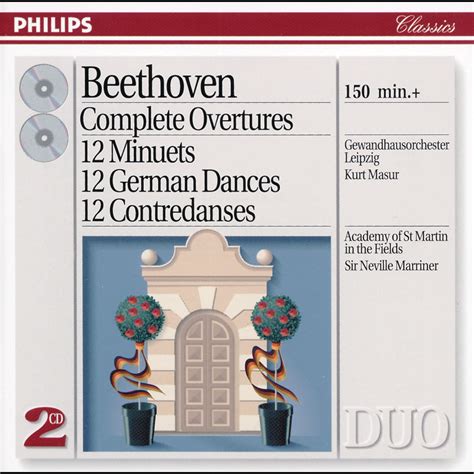 Beethoven Complete Overtures 12 Minuets 12 German Dances 12