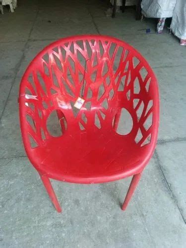 Avon With Hand Rest Arms Designer Red Plastic Chair At Rs In