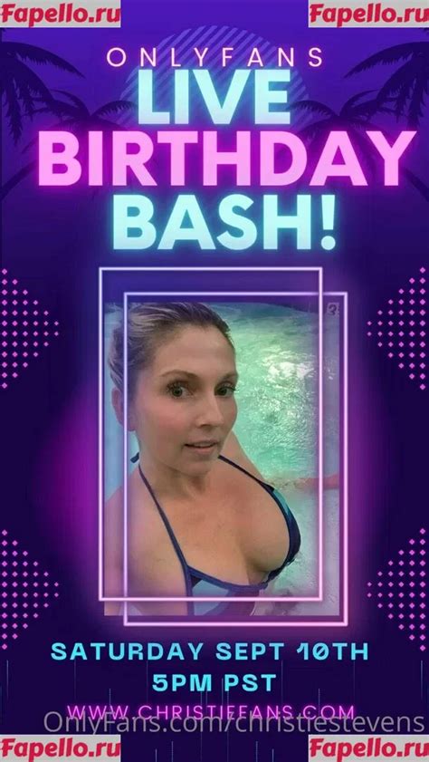 Leaks Nude Christiestevens Onlyfans Photo Gallery Pornhub Fan