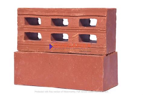 Exposed Perforated Clay Bricks 6 Holes 9x3 Facing PF 18 GJ 9 In X 4