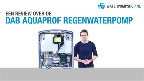 DAB Aquaprof Regenwaterpomp Review YouTube