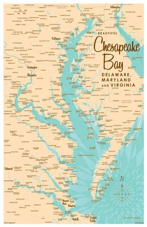 Chesapeake Bay Map Print Uploaded By Ʈђἰʂ Iᵴɲʈ ᙢᶓ Chesapeake