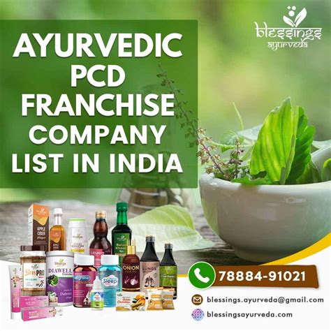 Best Ayurvedic Pcd Company In India Blessings Ayurveda