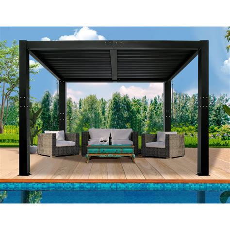 Sorara Louvered Pergola Mirador Aluminum Gazebo With