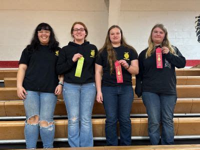 Mg Ffa Second In Poultry Judging News