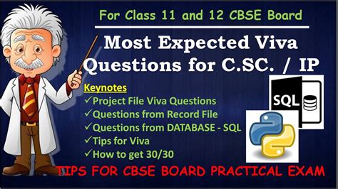 Viva For Computer Science Class 12 Important Viva Questions For C Sc