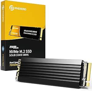 PHIXERO P7000Pro NVMe M 2 SSD 1TB PCIe 4 0 NVMe M 2 High Performance