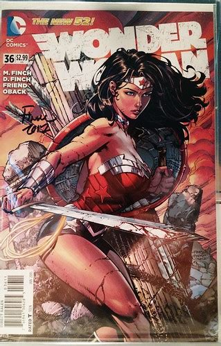 Wonder Woman Signed By David Finch Wonder Woman S Flickr