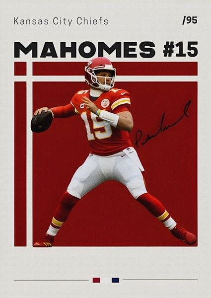 Patrick Mahomes Poster Von Antonio Printler