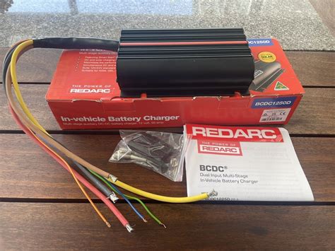 Redarc Bcdc1250d Classic 50a 12 24v Battery Charger Ebay