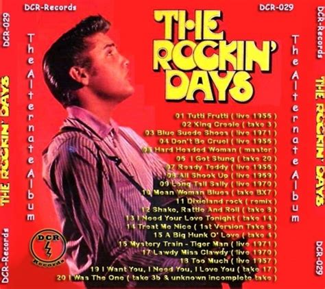 The Rockin Days DCR CD Elvis New DVD And CDs Elvis Presley FTD