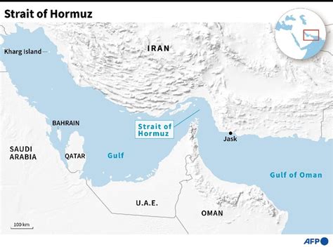 Strait Of Hormuz World Map