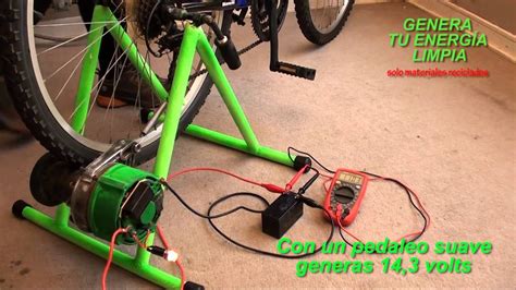 Bike Generator Bicicleta Generadora De Electricidad Energ As Limpias