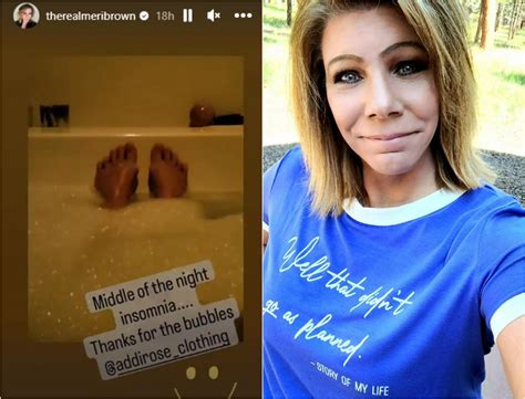 Sister Wives Meri Brown S Nude Bath Tub Picture Gets Viral