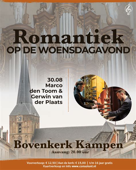 Feestelijk Dubbelconcert In De Bovenkerk Met Marco Den Toom En Gerwin