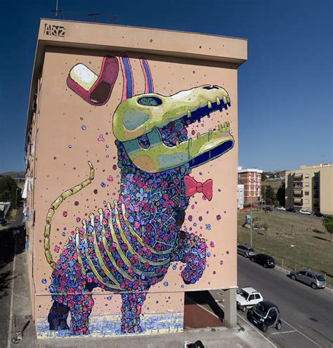 Los Impresionantes Graffitis De Aryz Pac Plataforma De Arte Contemporáneo