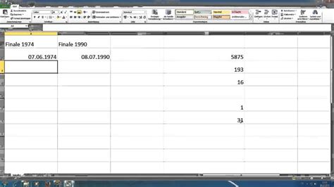 Excel 2010 Funktion Datedif YouTube