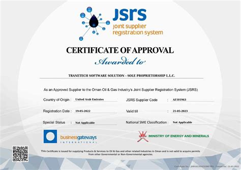 Jsrs Certificate