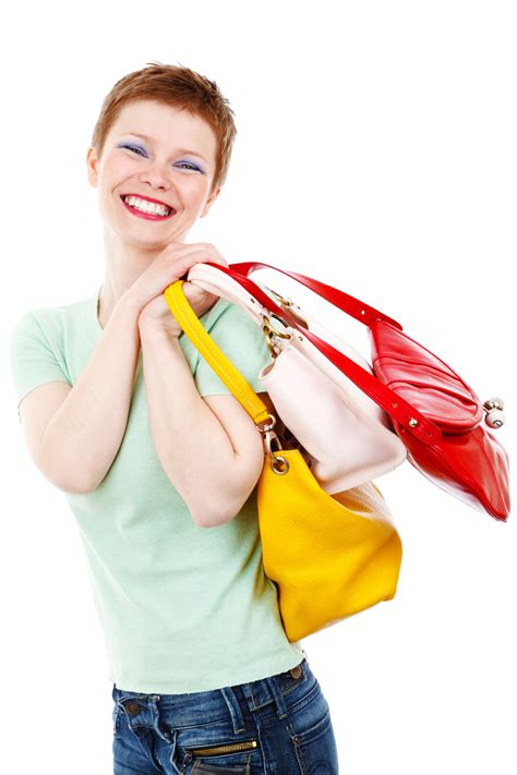 Smiling Shopper Free Stock Photo - Public Domain Pictures