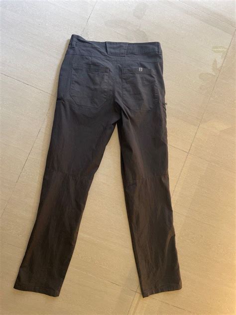 Decathelon Black Cargo Pants Mens Fashion Bottoms Trousers On Carousell