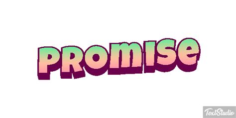 Promise Word Animated Logo Designs