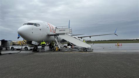 Nowe połączenie lotnicze Pierwszy samolot flydubai przyleciał do