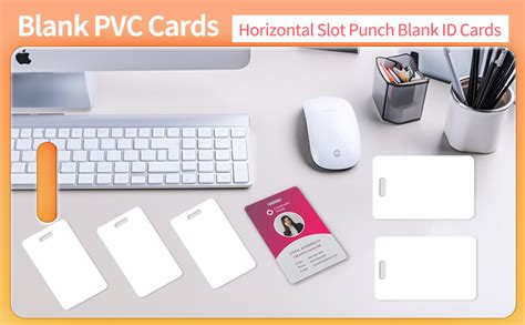 Amazon Pack Premium Blank Pvc Cards With Slot Punch On Short