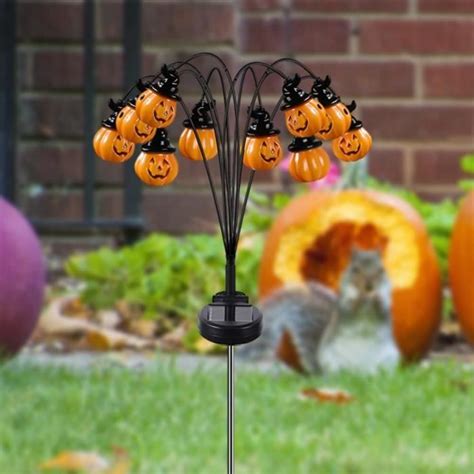 Lumi Res Solaires D Coratives Pour Chemin D Halloween K Led