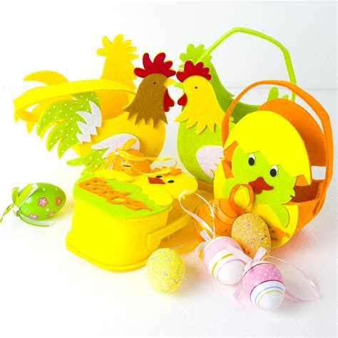 Wholesaler Easter None Woven Chick Woven Basket With Handle