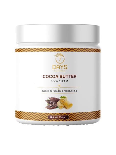 Buy Days Naked Rich Cocoa Butter Body Cream G Body Lotion For