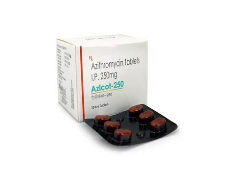 Azicot Azithromycin 250mg Tablets At Rs 780box In Ahmedabad Id