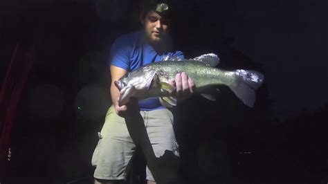 Night Time Bass Fishing On Lake Murray Youtube