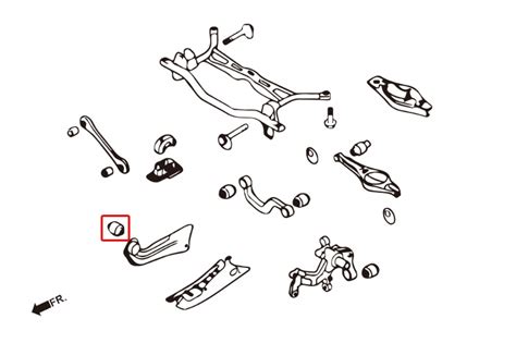 Rear Trailing Arm Bushing Hardrace Global