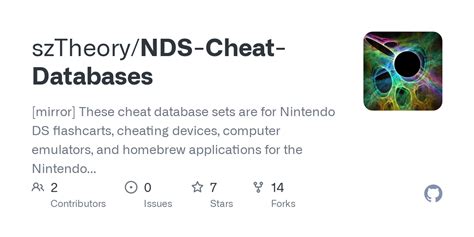 GitHub - szTheory/NDS-Cheat-Databases: [mirror] These cheat database ...