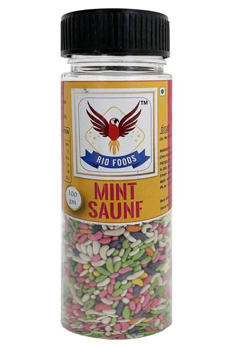 Rio Foods Mint Saunf Mukhwas Mouth Freshner Gm Amazon In Grocery